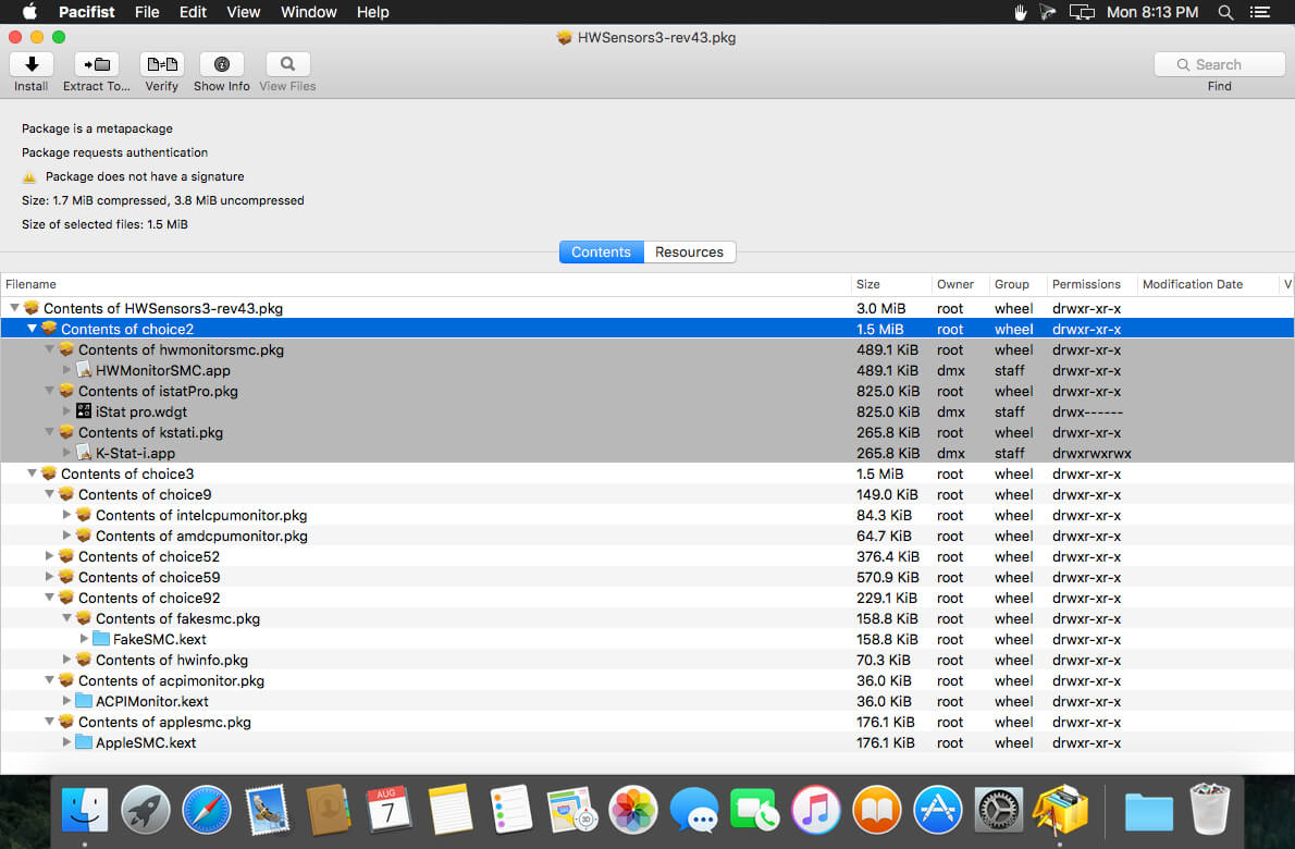 Pacifist 3.6 for mac